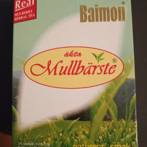 100% Äkta Mullbärste 30 tepåsar 2.2gram 66 gram tryckfelsnisse